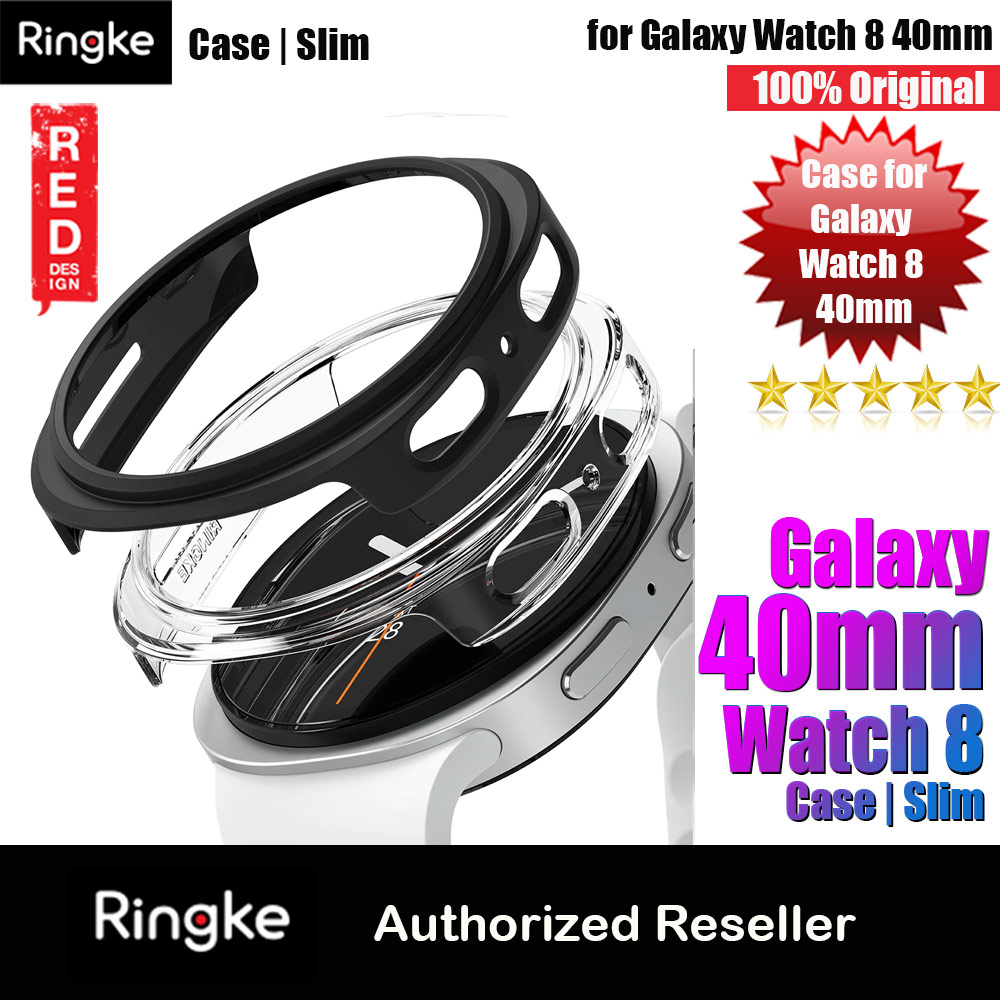 Picture of Samsung Galaxy Watch 8 40mm Case | Ringke Slim Protection Case for Samsung Galaxy Watch 8 40mm (Clear Matte Black)