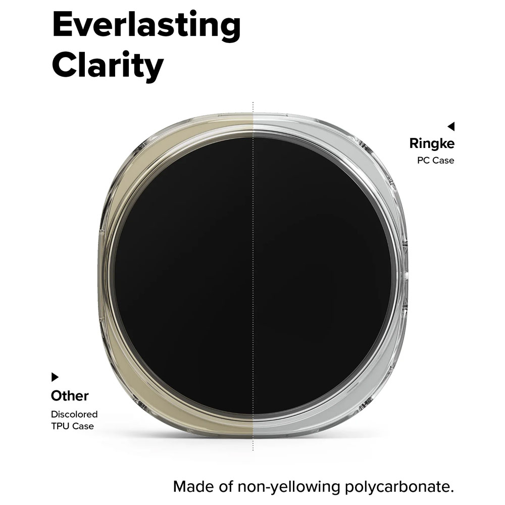 Picture of Samsung Galaxy Watch 8 44mm Case | Ringke Slim Protection Case for Samsung Galaxy Watch 8 44mm (Clear Matte Black)