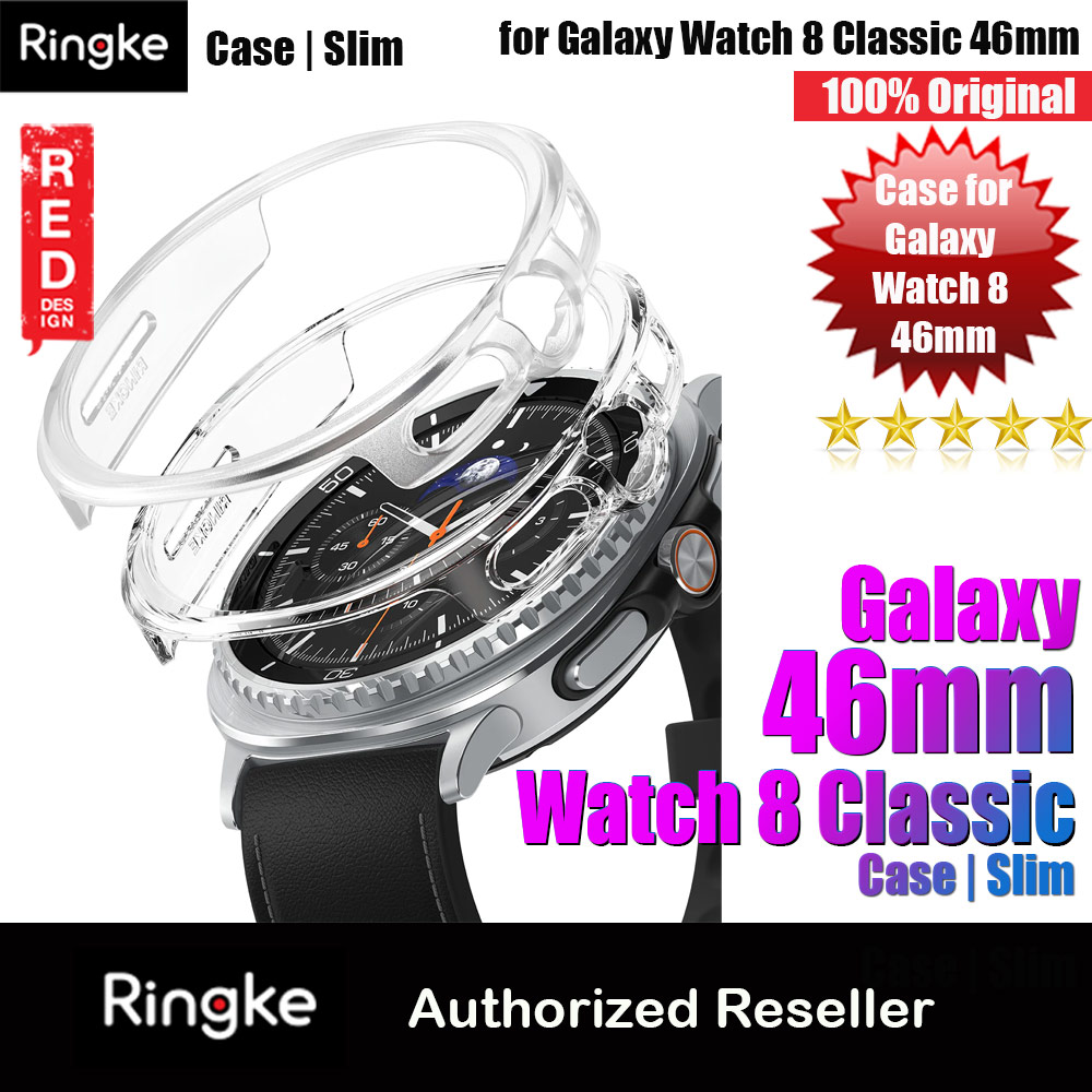 Picture of Samsung Galaxy Watch 8 Classic 46mm Case | Ringke Slim Protection Case for Samsung Galaxy Watch 8 Classic 46mm (Clear Alpine Clear)