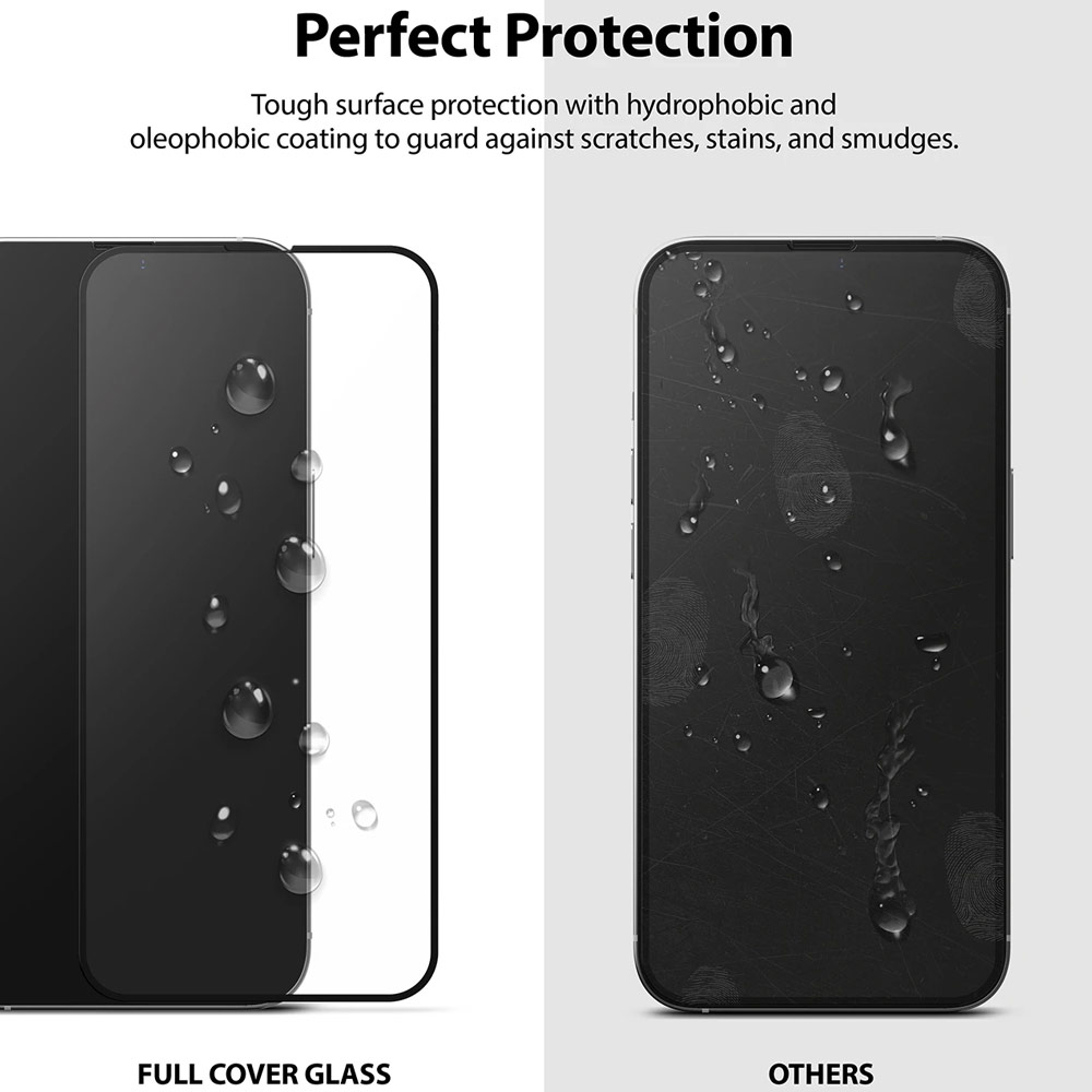 Picture of Apple iPhone 13 mini 5.4 Screen Protector | Ringke Invisible Defender Glass Tempered Glass Screen Protector for Apple iPhone 13 Mini 5.4 (Clear)