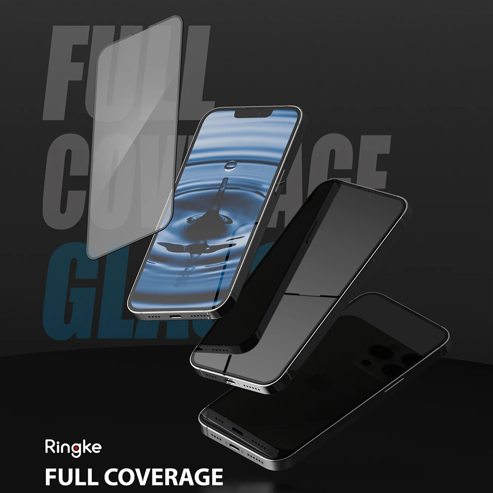 Picture of Apple iPhone 13 6.1 Screen Protector | Ringke Invisible Defender Glass Tempered Glass Screen Protector for Apple iPhone 13 iPhone 13 Pro 6.1 (Clear)