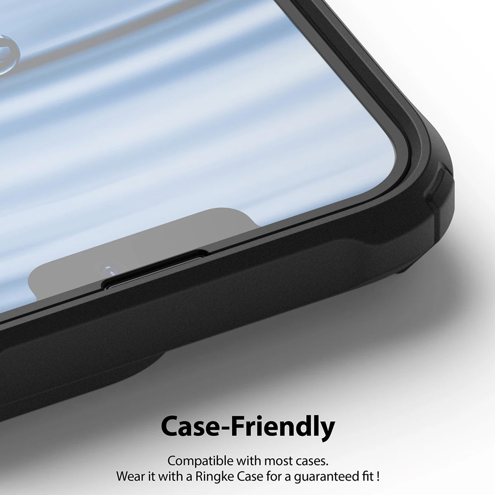 Picture of Apple iPhone 13 6.1 Screen Protector | Ringke Invisible Defender Glass Tempered Glass Screen Protector for Apple iPhone 13 iPhone 13 Pro 6.1 (Clear)