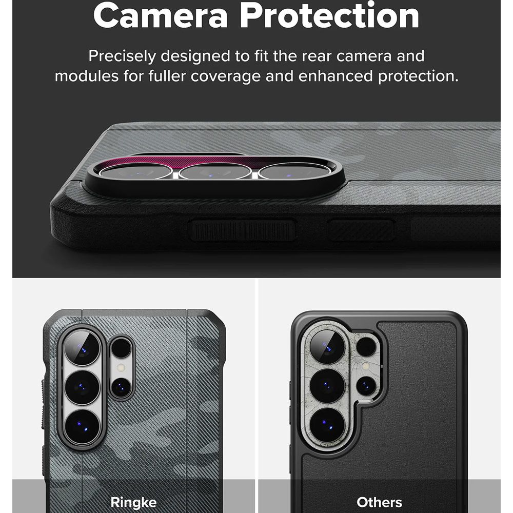 Picture of Samsung Galaxy S26 Ultra Case | Ringke Onyx Alpha Magnetic Drop Protection Case for Samsung Galaxy S26 Ultra (Camo Black)