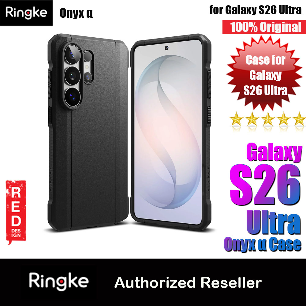Picture of Ringke Onyx Alpha Drop Protection Case for Samsung Galaxy S26 Ultra (Black) Samsung Galaxy S26 Ultra- Samsung Galaxy S26 Ultra Cases, Samsung Galaxy S26 Ultra Covers, iPad Cases and a wide selection of Samsung Galaxy S26 Ultra Accessories in Malaysia, Sabah, Sarawak and Singapore 