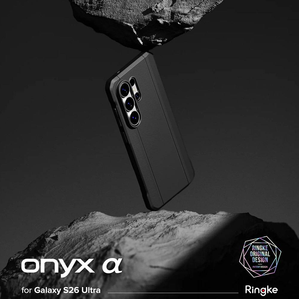 Picture of Samsung Galaxy S26 Ultra Case | Ringke Onyx Alpha Drop Protection Case for Samsung Galaxy S26 Ultra (Black)
