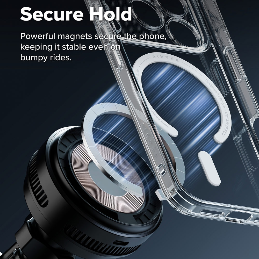 Picture of Ringke Qi2 25W Peltier Magnetic Wireless Car Charger Mount Car Charger Mount CAR CHARGER