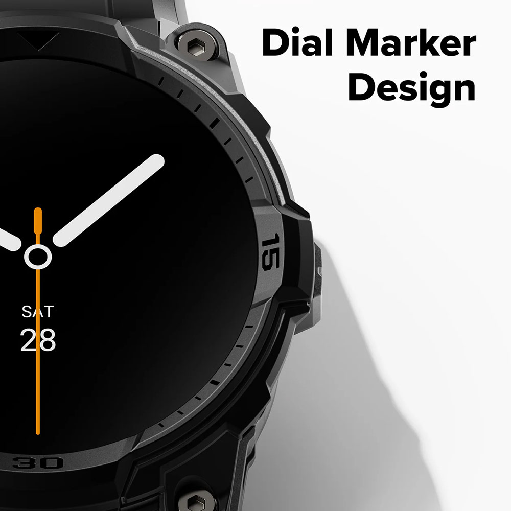 Picture of Samsung Galaxy Watch 8 44mm Case | Ringke Case and Band Strap Rugged Gear for Samsung Galaxy Watch 8 44mm (All Black)