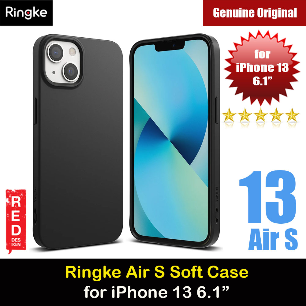 Picture of Ringke Air S Soft TPU Protection Case for Apple iPhone 13 6.1 (Black) Apple iPhone 13 6.1- Apple iPhone 13 6.1 Cases, Apple iPhone 13 6.1 Covers, iPad Cases and a wide selection of Apple iPhone 13 6.1 Accessories in Malaysia, Sabah, Sarawak and Singapore 