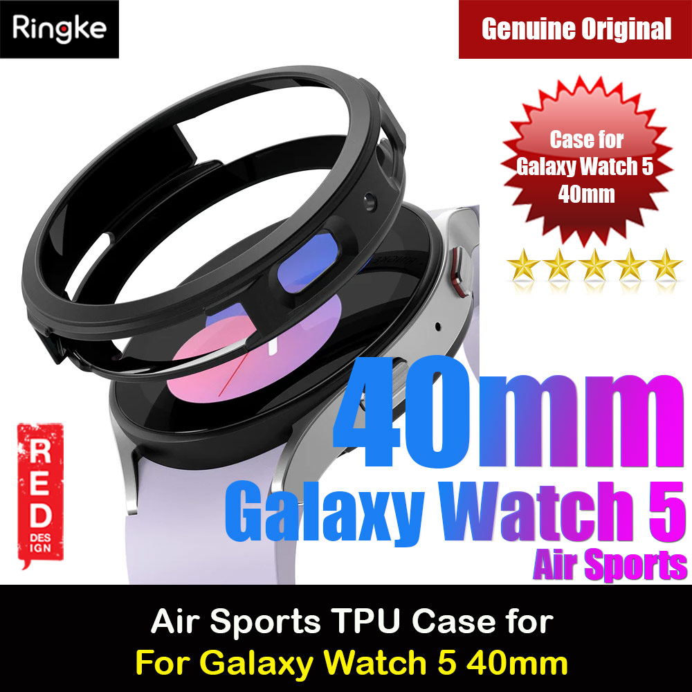 Picture of Ringke Air Sports Flexible TPU Material Protection Case for Samsung Galaxy Watch 5 Series 40mm (Black) Samsung Galaxy Watch 5 40mm- Samsung Galaxy Watch 5 40mm Cases, Samsung Galaxy Watch 5 40mm Covers, iPad Cases and a wide selection of Samsung Galaxy Watch 5 40mm Accessories in Malaysia, Sabah, Sarawak and Singapore 