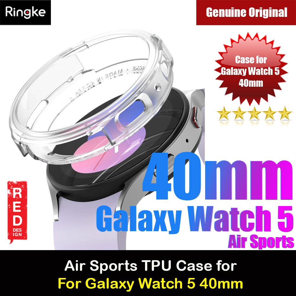 Picture of Ringke Air Sports Flexible TPU Material Protection Case for Samsung Galaxy Watch 5 Series 40mm (Matte Clear) Samsung Galaxy Watch 5 40mm- Samsung Galaxy Watch 5 40mm Cases, Samsung Galaxy Watch 5 40mm Covers, iPad Cases and a wide selection of Samsung Galaxy Watch 5 40mm Accessories in Malaysia, Sabah, Sarawak and Singapore 