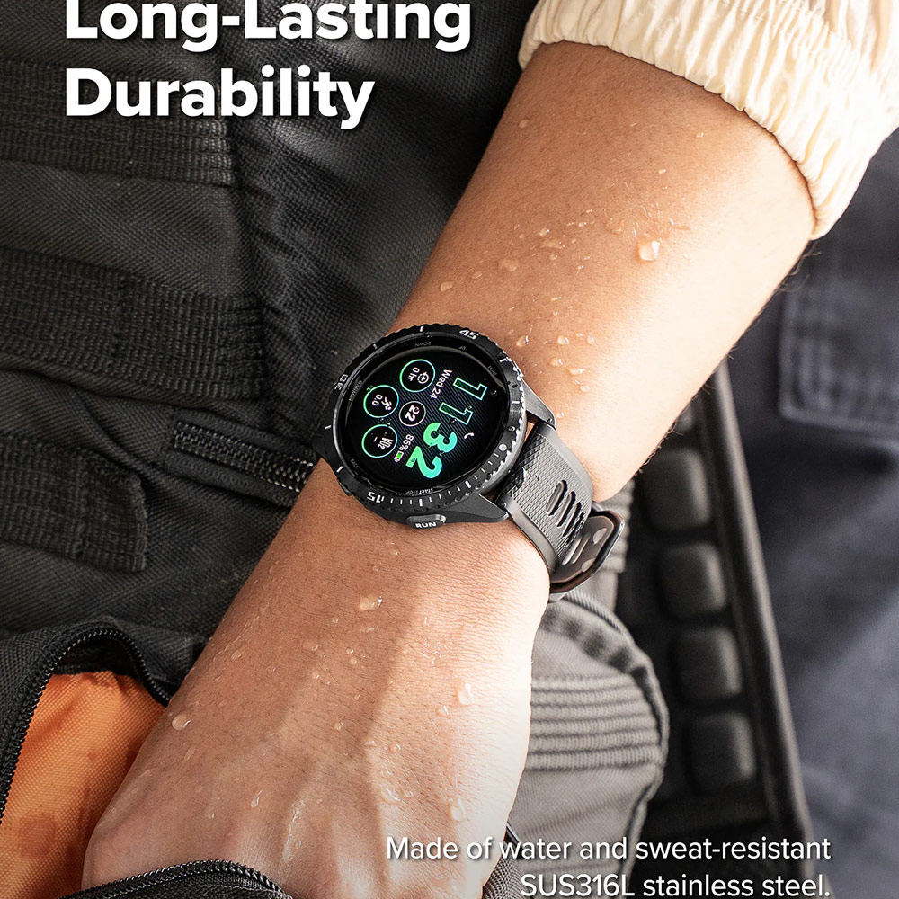 Picture of Garmin Forerunner 265  | Ringke Slim and Lightweight Design Stainless Steel Bezel for Garmin Forerunner 265 (RG12)