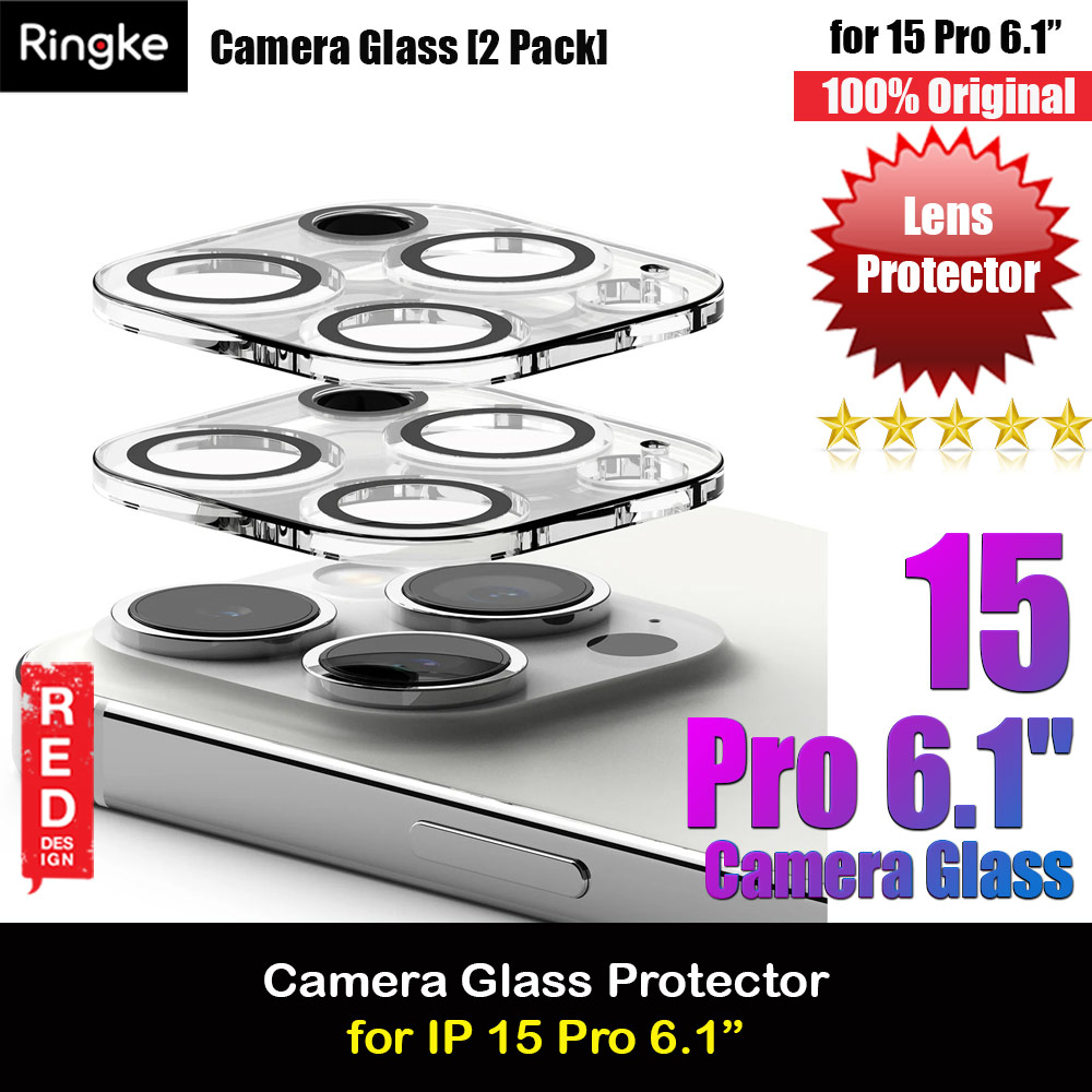 Picture of Ringke Camera Glass Protector for 15 Pro (Clear) Apple iPhone 15 Pro 6.1- Apple iPhone 15 Pro 6.1 Cases, Apple iPhone 15 Pro 6.1 Covers, iPad Cases and a wide selection of Apple iPhone 15 Pro 6.1 Accessories in Malaysia, Sabah, Sarawak and Singapore 