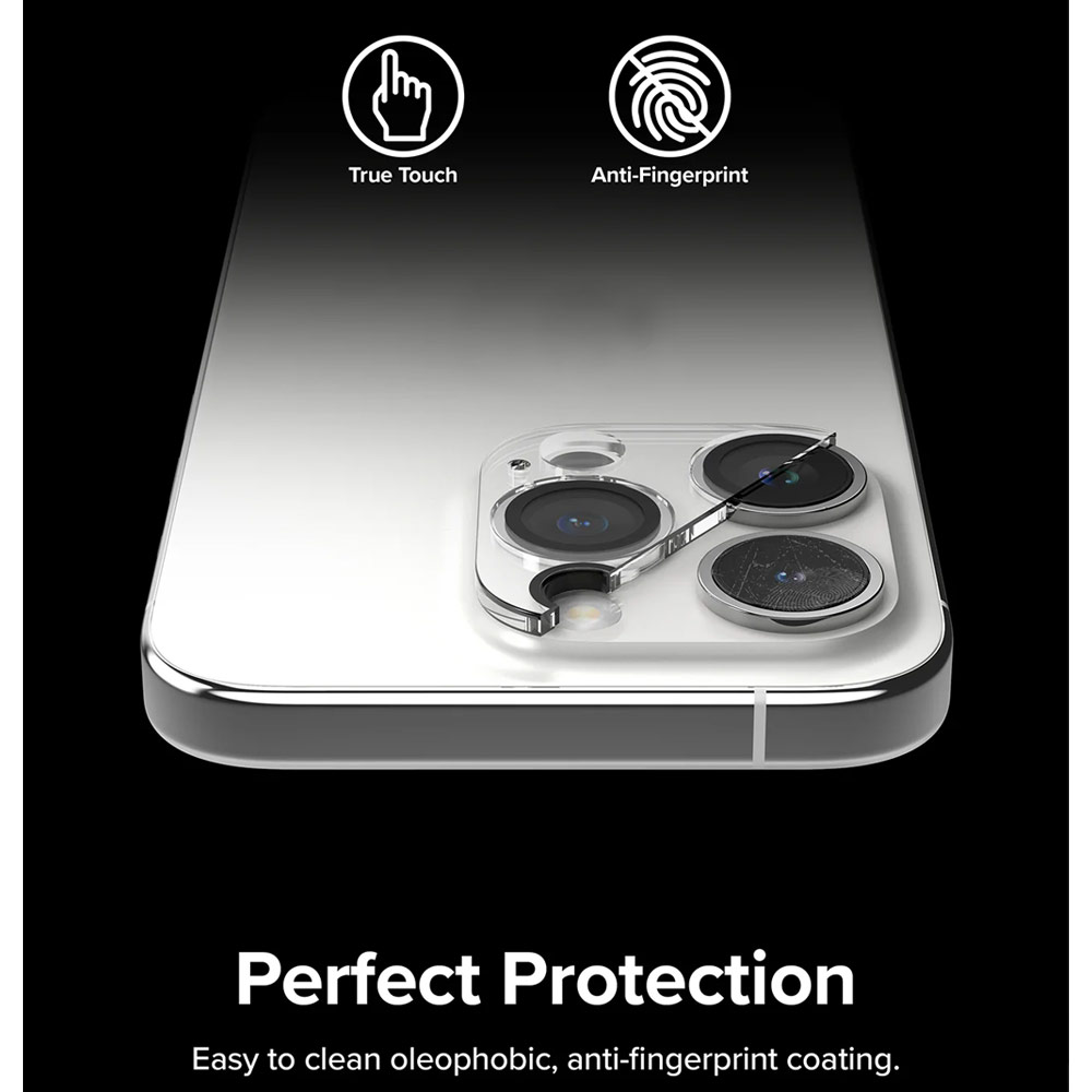 Picture of Apple iPhone 15 Pro Max 6.7  | Ringke Camera Glass Protector for 15 Pro Max Clear)