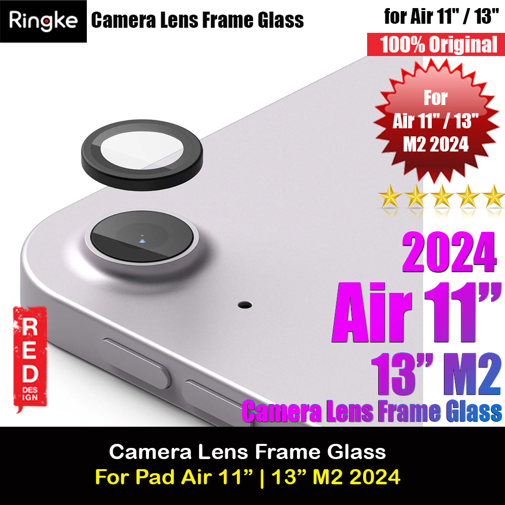 Picture of Ringke Camera Lens Frame Glass Protector with Easy Installation for iPad Air 11 2024 13 M2 (Black) Apple iPad Air 11 M2 2024- Apple iPad Air 11 M2 2024 Cases, Apple iPad Air 11 M2 2024 Covers, iPad Cases and a wide selection of Apple iPad Air 11 M2 2024 Accessories in Malaysia, Sabah, Sarawak and Singapore 