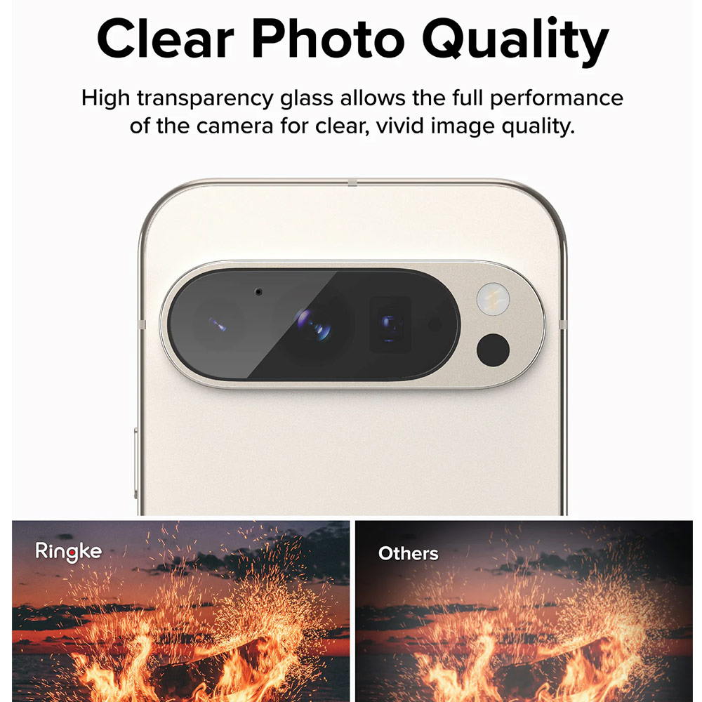 Picture of Google Pixel 9 Pro XL  | Ringke Camera Glass Protector for Google Pixel 9 Pro XL (2pcs)