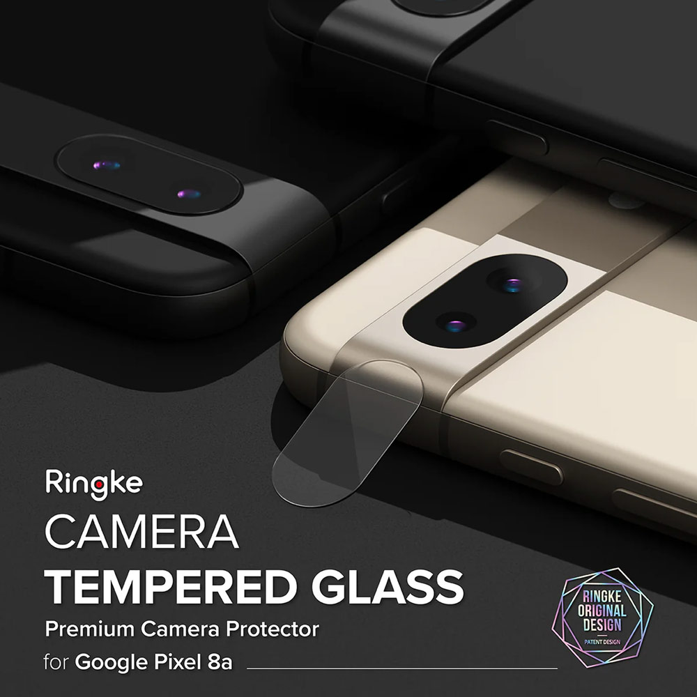 Picture of Google Pixel 8a  | Ringke Camera Lens Protector Glass for Google Pixel 8a (Clear 3pcs Pack)