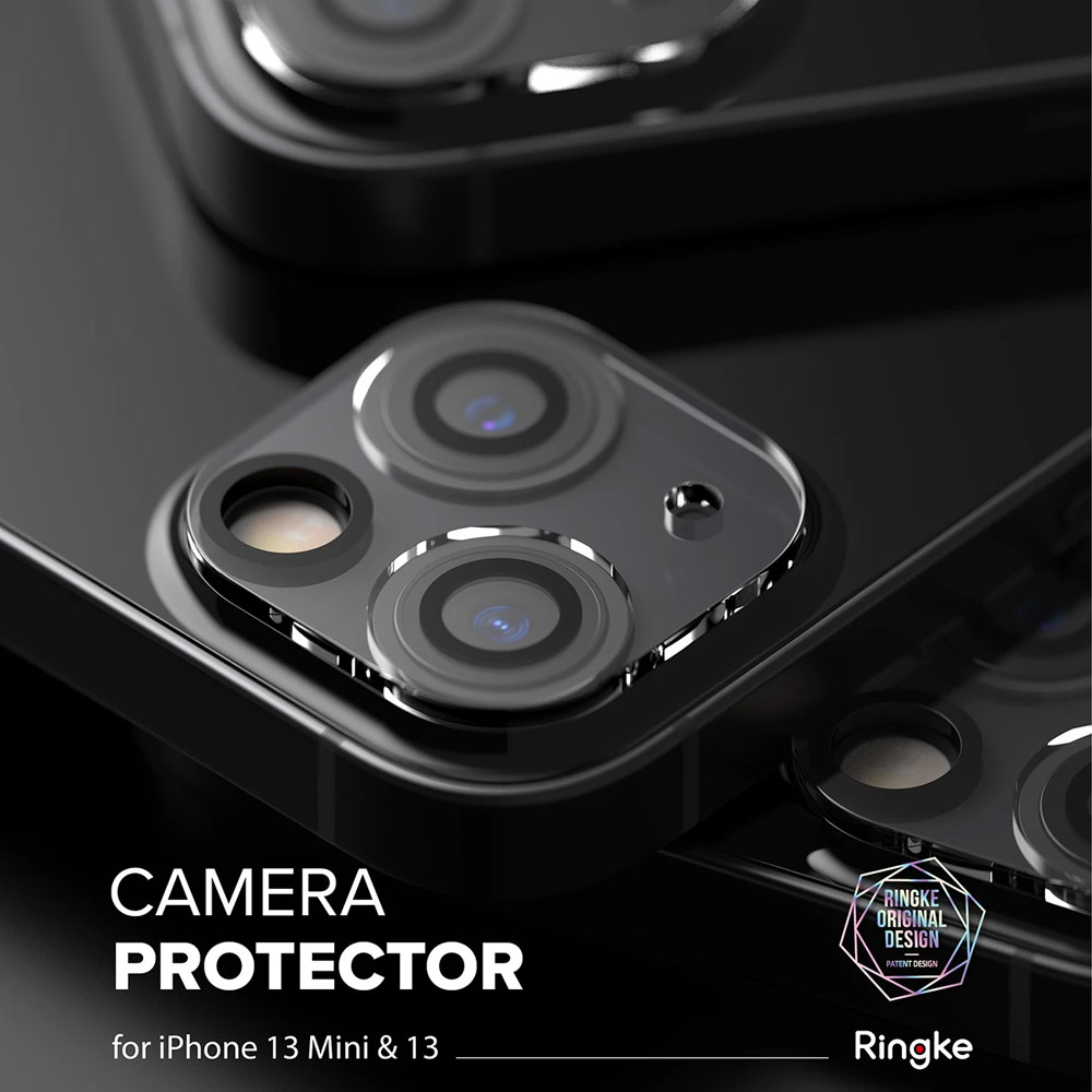 Picture of Apple iPhone 13 6.1  | Ringke Camera Glass Protector for Apple iPhone 13 6.1 iPhone 13 Mini 5.4  (Clear)