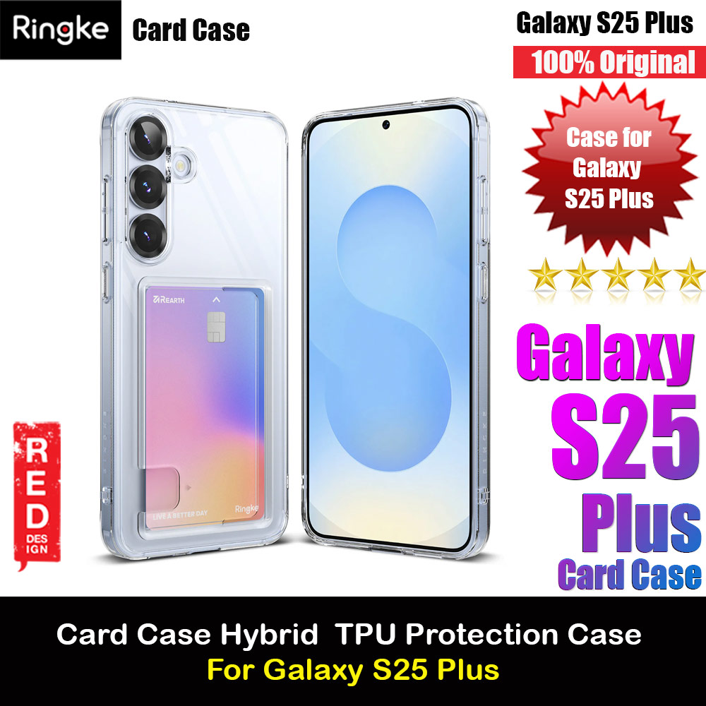 Picture of Ringke Fusion Card Holder Storage Transparent Protection Case for Samsung Galaxy S25 Plus (Clear) Samsung Galaxy S25 Plus- Samsung Galaxy S25 Plus Cases, Samsung Galaxy S25 Plus Covers, iPad Cases and a wide selection of Samsung Galaxy S25 Plus Accessories in Malaysia, Sabah, Sarawak and Singapore 