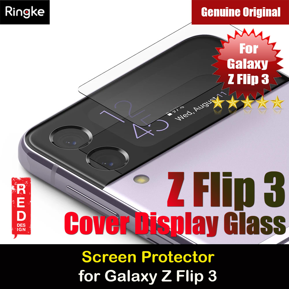 Picture of Ringke Cover Display Glass Screen Protector for Samsung Galaxy Z Flip 3 (Clear) Samsung Galaxy Z Flip 3- Samsung Galaxy Z Flip 3 Cases, Samsung Galaxy Z Flip 3 Covers, iPad Cases and a wide selection of Samsung Galaxy Z Flip 3 Accessories in Malaysia, Sabah, Sarawak and Singapore 