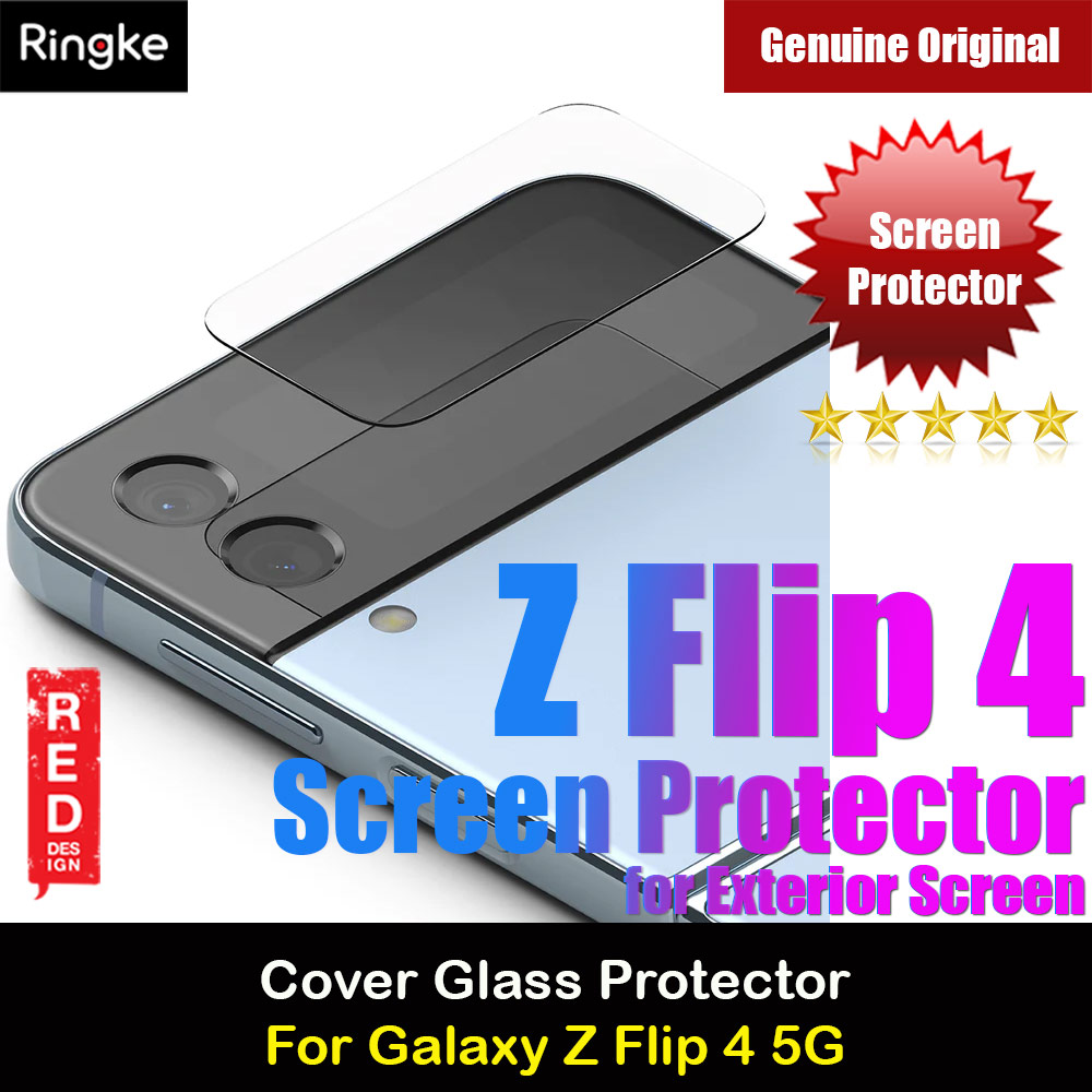 Picture of Ringke Screen Protector Cover Display Glass Tempered Glass for Samsung Galaxy Z Flip 4 (3pcs Pack) Samsung Galaxy Z Flip 4- Samsung Galaxy Z Flip 4 Cases, Samsung Galaxy Z Flip 4 Covers, iPad Cases and a wide selection of Samsung Galaxy Z Flip 4 Accessories in Malaysia, Sabah, Sarawak and Singapore 