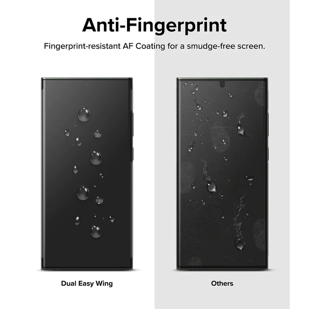 Picture of Samsung Galaxy S23 Ultra Screen Protector | Ringke Screen Protector Dual Easy Film Wing for Samsung Galaxy S23 Ultra (2 Pack)