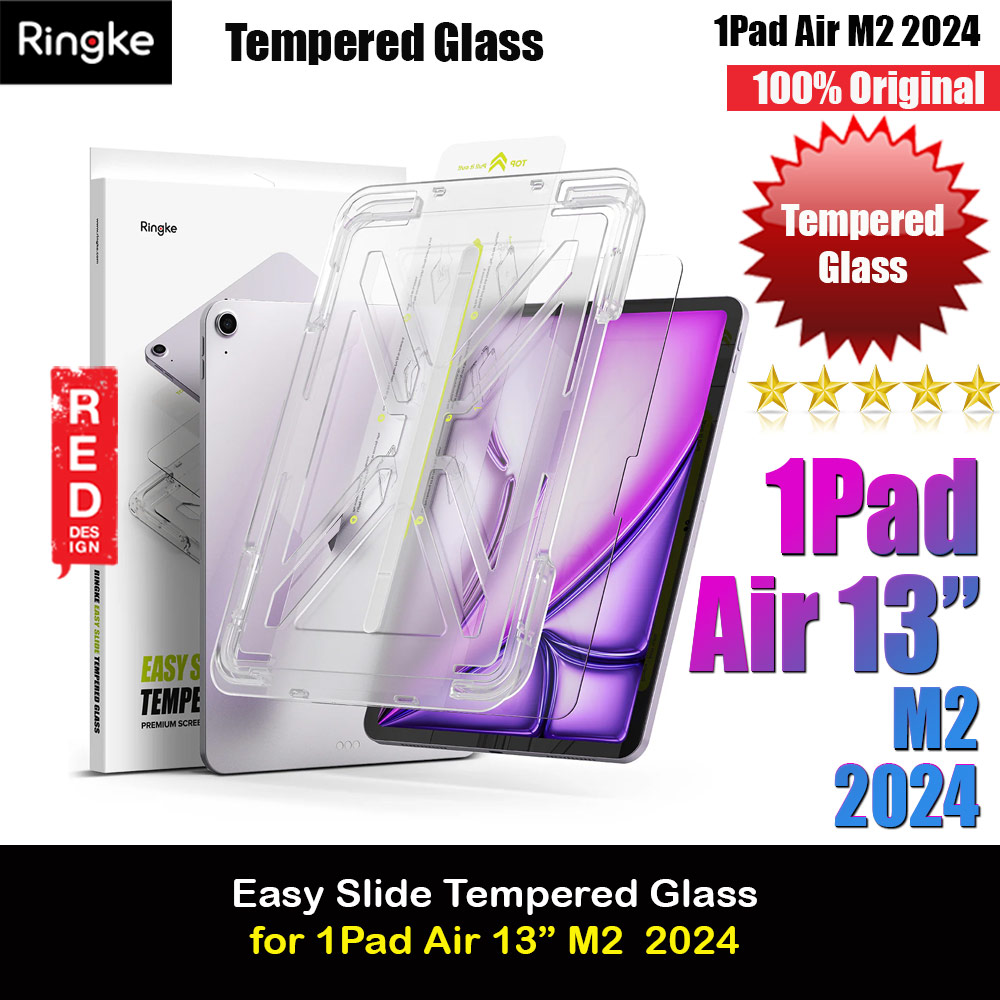 Picture of Ringke Easy Slide Tempered Glass Screen Protector for iPad Air 13" M2 2024 (Clear) Apple iPad Air 13  M2 2024- Apple iPad Air 13  M2 2024 Cases, Apple iPad Air 13  M2 2024 Covers, iPad Cases and a wide selection of Apple iPad Air 13  M2 2024 Accessories in Malaysia, Sabah, Sarawak and Singapore 