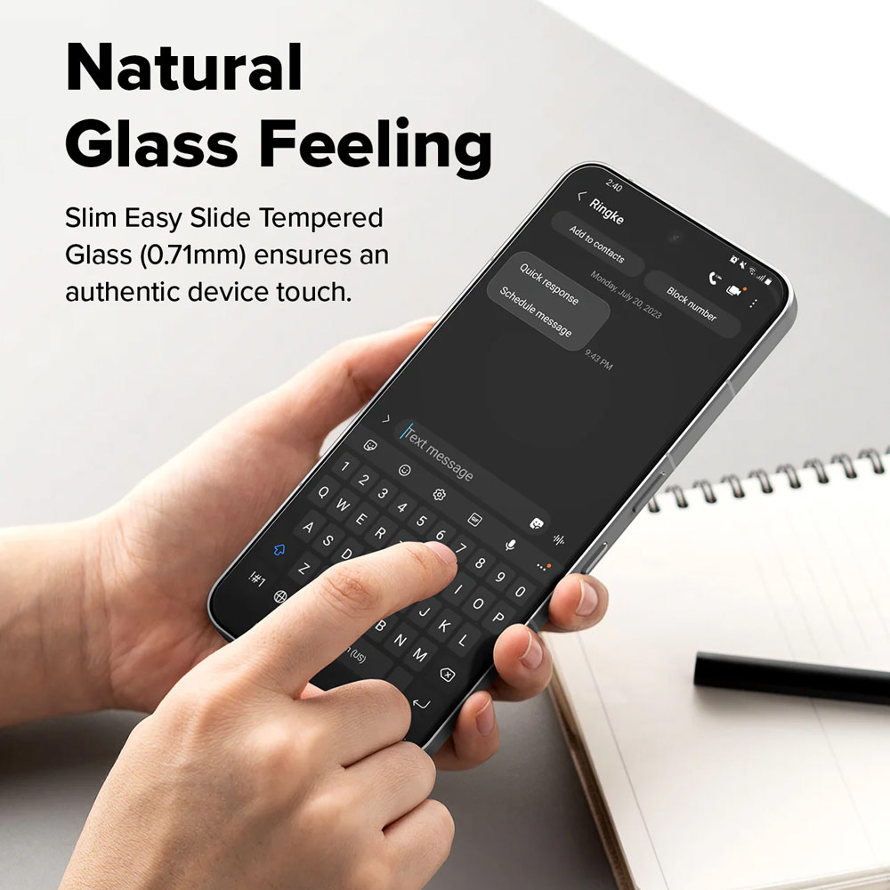 Picture of Nothing Phone 3  | Ringke Camera Lens Frame Glass Protector with Easy Installation for Nothing Phone3 (Black)