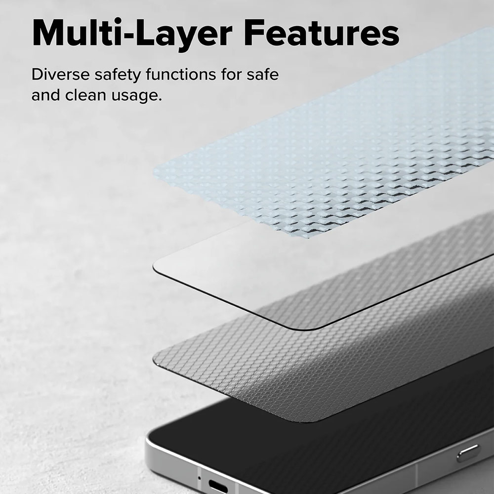 Picture of Nothing Phone 3  | Ringke Camera Lens Frame Glass Protector with Easy Installation for Nothing Phone3 (Black)