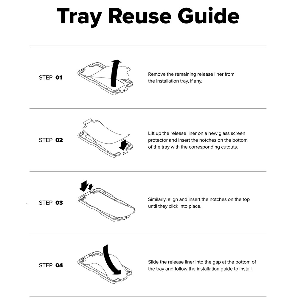 Picture of Nothing Phone 3  | Ringke Camera Lens Frame Glass Protector with Easy Installation for Nothing Phone3 (Black)