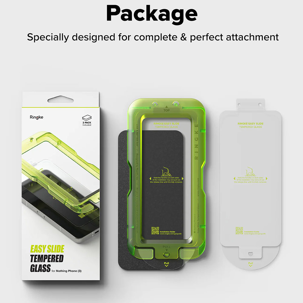 Picture of Nothing Phone 3  | Ringke Camera Lens Frame Glass Protector with Easy Installation for Nothing Phone3 (Black)