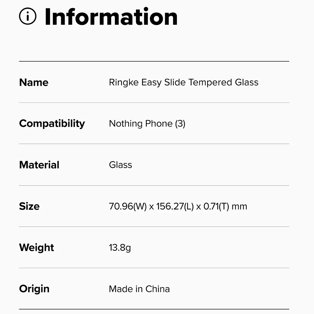 Picture of Nothing Phone 3  | Ringke Camera Lens Frame Glass Protector with Easy Installation for Nothing Phone3 (Black)