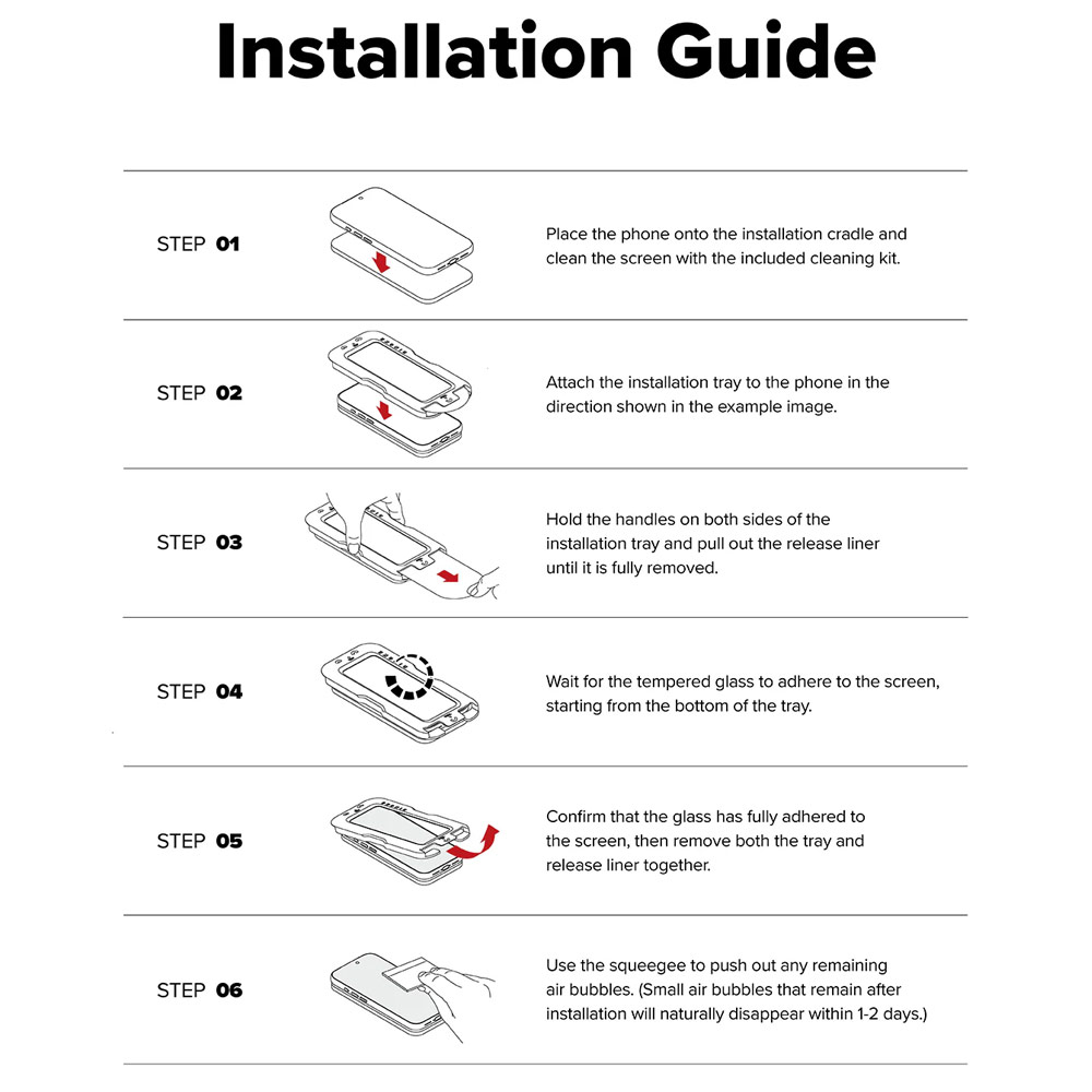 Picture of Xiaomi Poco F7 Screen Protector | Ringke Easy Slide Tempered Glass Screen Protector for Xiaomi Poco F7 (Clear) 2pcs