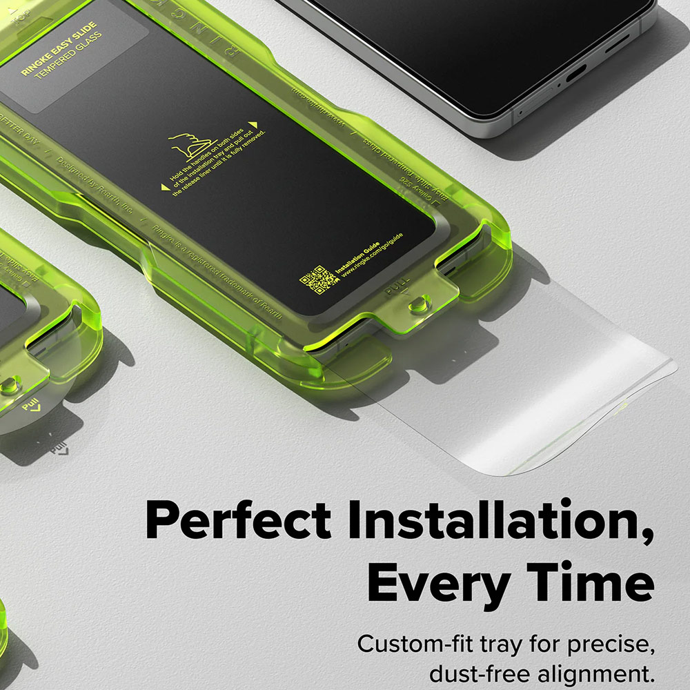 Picture of Samsung Galaxy S26 Screen Protector | Ringke Easy Slide Tempered Glass Screen Protector for Samsung Galaxy S26(Clear) 2pcs