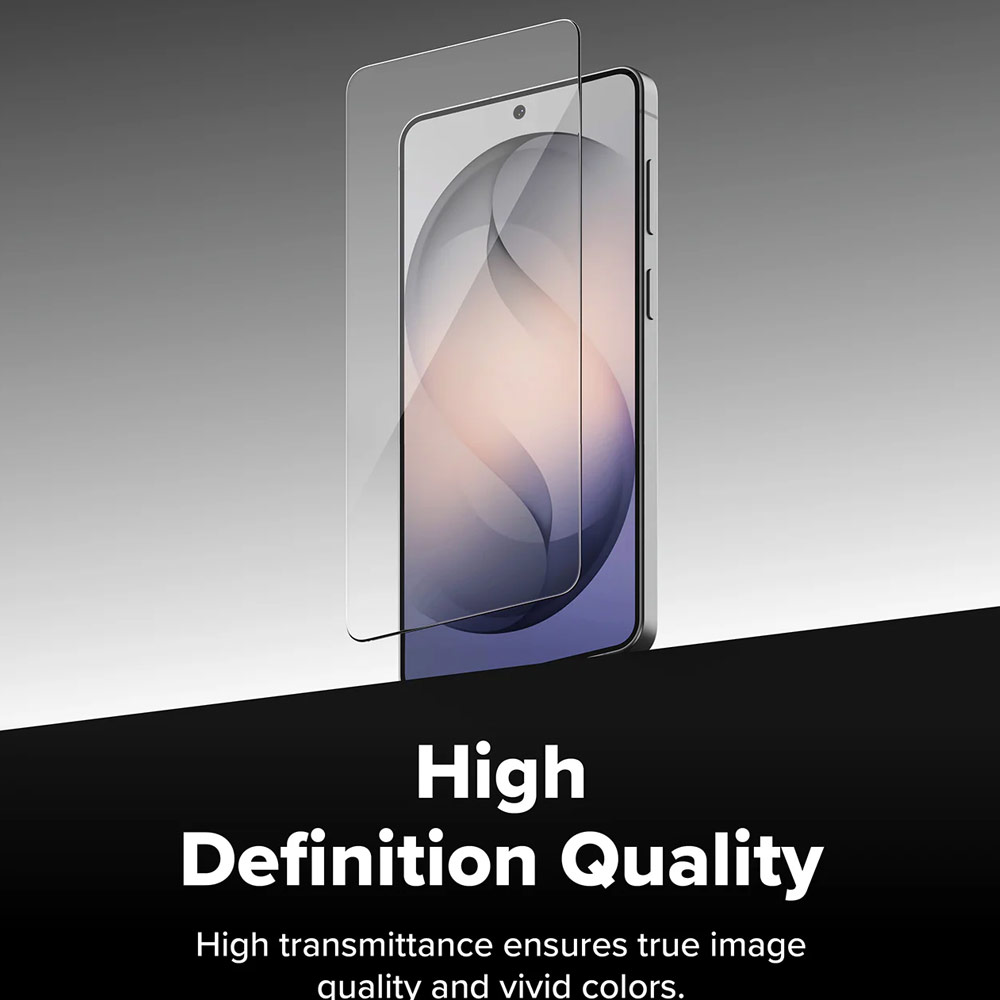 Picture of Samsung Galaxy S26 Plus Screen Protector | Ringke Easy Slide Tempered Glass Screen Protector for Samsung Galaxy S26 Plus(Clear) 2pcs