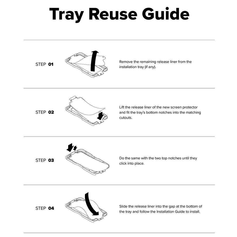 Picture of Samsung Galaxy S26 Ultra Screen Protector | Ringke Easy Slide Tempered Glass Screen Protector for Samsung Galaxy S26 Ultra (Clear) 2pcs