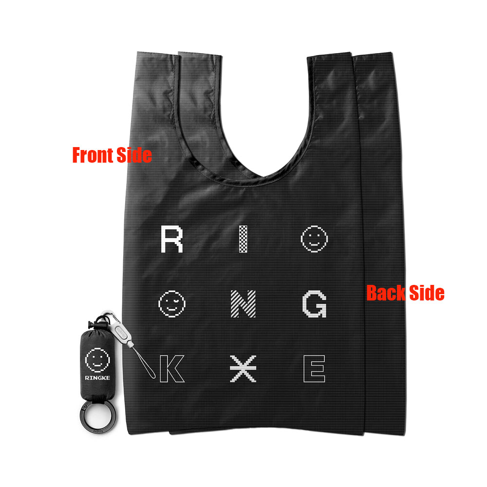 Picture of Ringke Day-Me Nylon Lightweight Easy Folding Hand Carry Bag (Pixel)