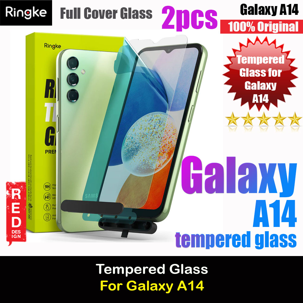 Picture of Ringke Full Adhesive Full Cover Tempered Glass with Easy Installation Helper Tool for Samsung Galaxy A14 5G (Clear 2pcs) Samsung Galaxy A14 5G- Samsung Galaxy A14 5G Cases, Samsung Galaxy A14 5G Covers, iPad Cases and a wide selection of Samsung Galaxy A14 5G Accessories in Malaysia, Sabah, Sarawak and Singapore 