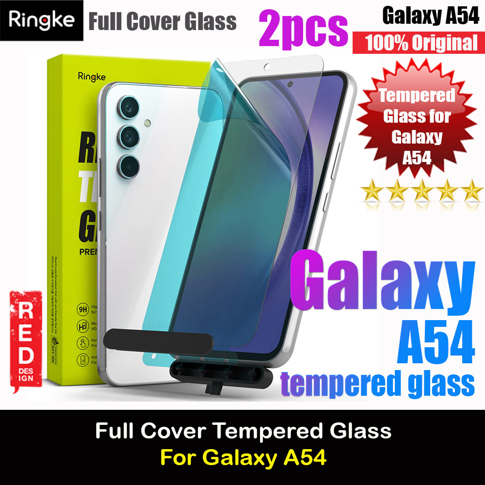 Picture of Ringke Full Adhesive Full Cover Tempered Glass with Easy Installation Helper Tool for Samsung Galaxy A54 5G (Clear 2pcs) Samsung Galaxy A54 5G- Samsung Galaxy A54 5G Cases, Samsung Galaxy A54 5G Covers, iPad Cases and a wide selection of Samsung Galaxy A54 5G Accessories in Malaysia, Sabah, Sarawak and Singapore 