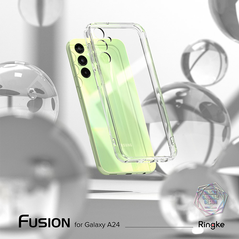 Picture of Samsung Galaxy A24 Case | Ringke Fusion Transparent Protection Case for Samsung Galaxy A24 5G (Clear)