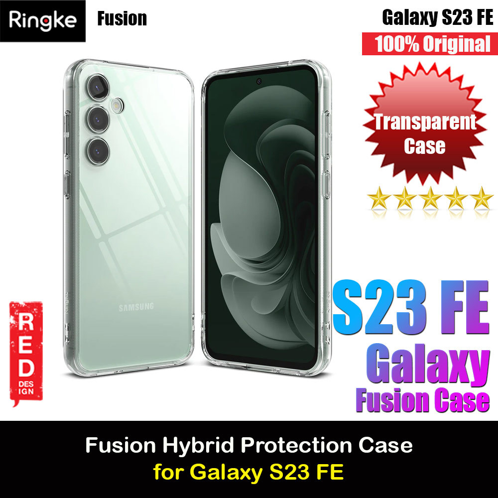 Picture of Ringke Fusion Drop Protection Case for Galaxy S23 FE (Clear) Samsung Galaxy S23 FE- Samsung Galaxy S23 FE Cases, Samsung Galaxy S23 FE Covers, iPad Cases and a wide selection of Samsung Galaxy S23 FE Accessories in Malaysia, Sabah, Sarawak and Singapore 