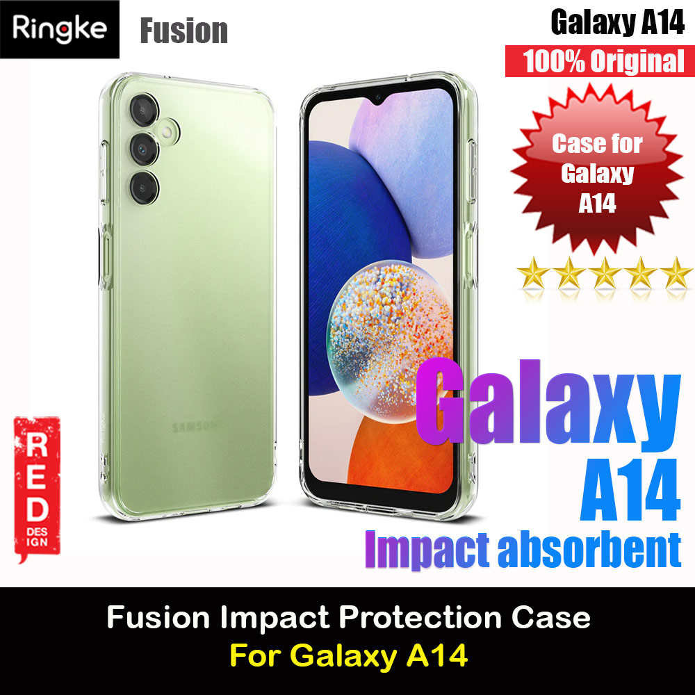 Picture of Ringke Fusion Transparent Protection Case for Samsung Galaxy A14 5G (Matte Clear) Samsung Galaxy A14 5G- Samsung Galaxy A14 5G Cases, Samsung Galaxy A14 5G Covers, iPad Cases and a wide selection of Samsung Galaxy A14 5G Accessories in Malaysia, Sabah, Sarawak and Singapore 