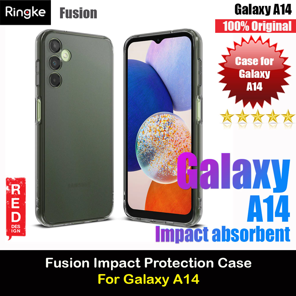 Picture of Ringke Fusion Transparent Protection Case for Samsung Galaxy A14 5G (Matte Smoke Black) Samsung Galaxy A14 5G- Samsung Galaxy A14 5G Cases, Samsung Galaxy A14 5G Covers, iPad Cases and a wide selection of Samsung Galaxy A14 5G Accessories in Malaysia, Sabah, Sarawak and Singapore 