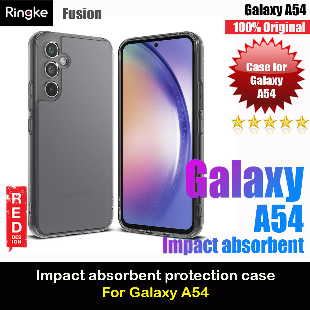 Picture of Ringke Fusion Transparent Protection Case for Samsung Galaxy A54 5G (Matte Smoke Black) Samsung Galaxy A54 5G- Samsung Galaxy A54 5G Cases, Samsung Galaxy A54 5G Covers, iPad Cases and a wide selection of Samsung Galaxy A54 5G Accessories in Malaysia, Sabah, Sarawak and Singapore 