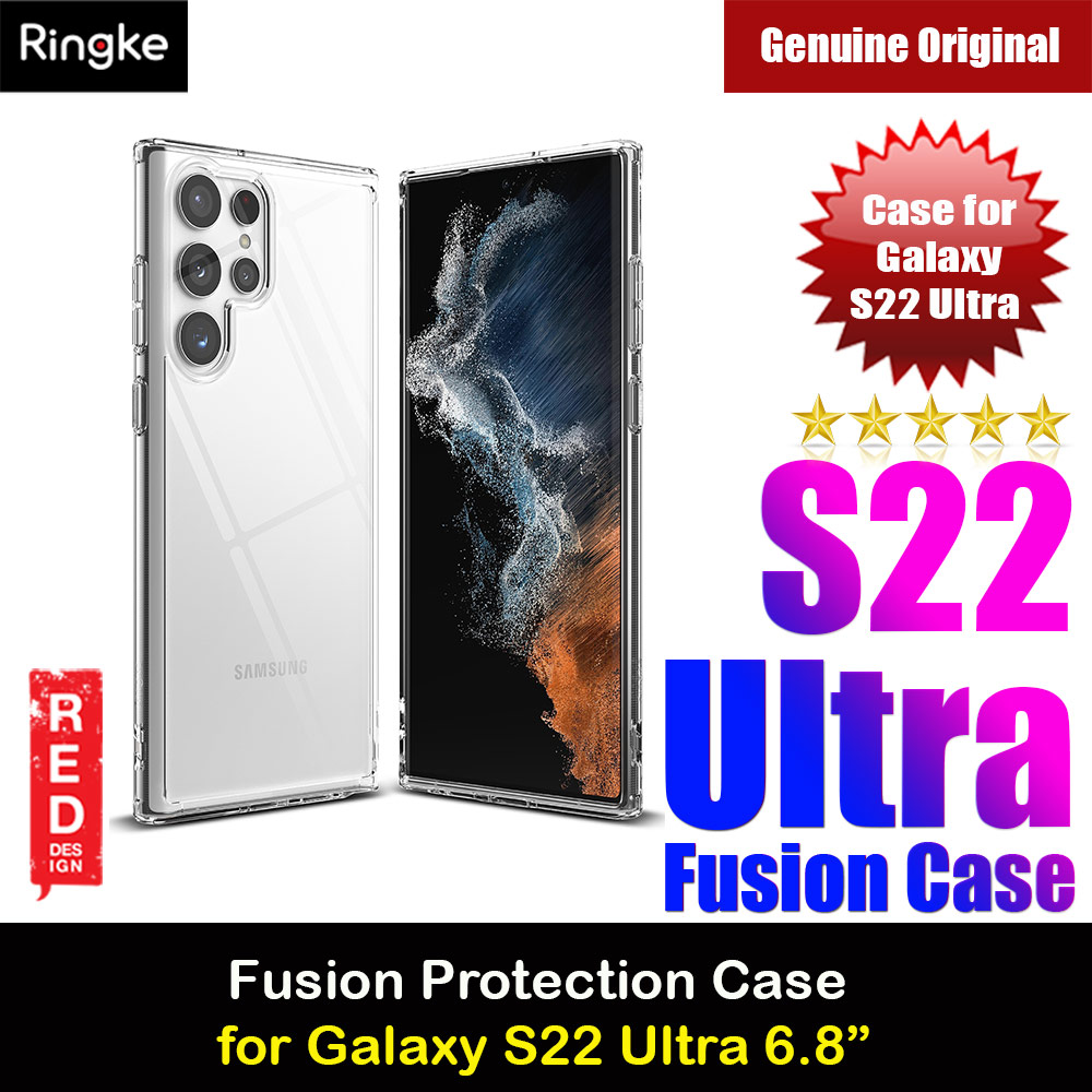 Picture of Ringke Fusion Protection Case for Samsung Galaxy S22 Ultra 6.8 (Clear) Samsung Galaxy S22 Ultra 5G 6.8- Samsung Galaxy S22 Ultra 5G 6.8 Cases, Samsung Galaxy S22 Ultra 5G 6.8 Covers, iPad Cases and a wide selection of Samsung Galaxy S22 Ultra 5G 6.8 Accessories in Malaysia, Sabah, Sarawak and Singapore 