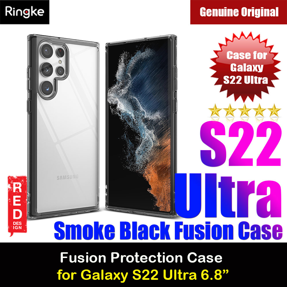 Picture of Ringke Fusion Protection Case for Samsung Galaxy S22 Ultra 6.8 (Smoke Black) Samsung Galaxy S22 Ultra 5G 6.8- Samsung Galaxy S22 Ultra 5G 6.8 Cases, Samsung Galaxy S22 Ultra 5G 6.8 Covers, iPad Cases and a wide selection of Samsung Galaxy S22 Ultra 5G 6.8 Accessories in Malaysia, Sabah, Sarawak and Singapore 