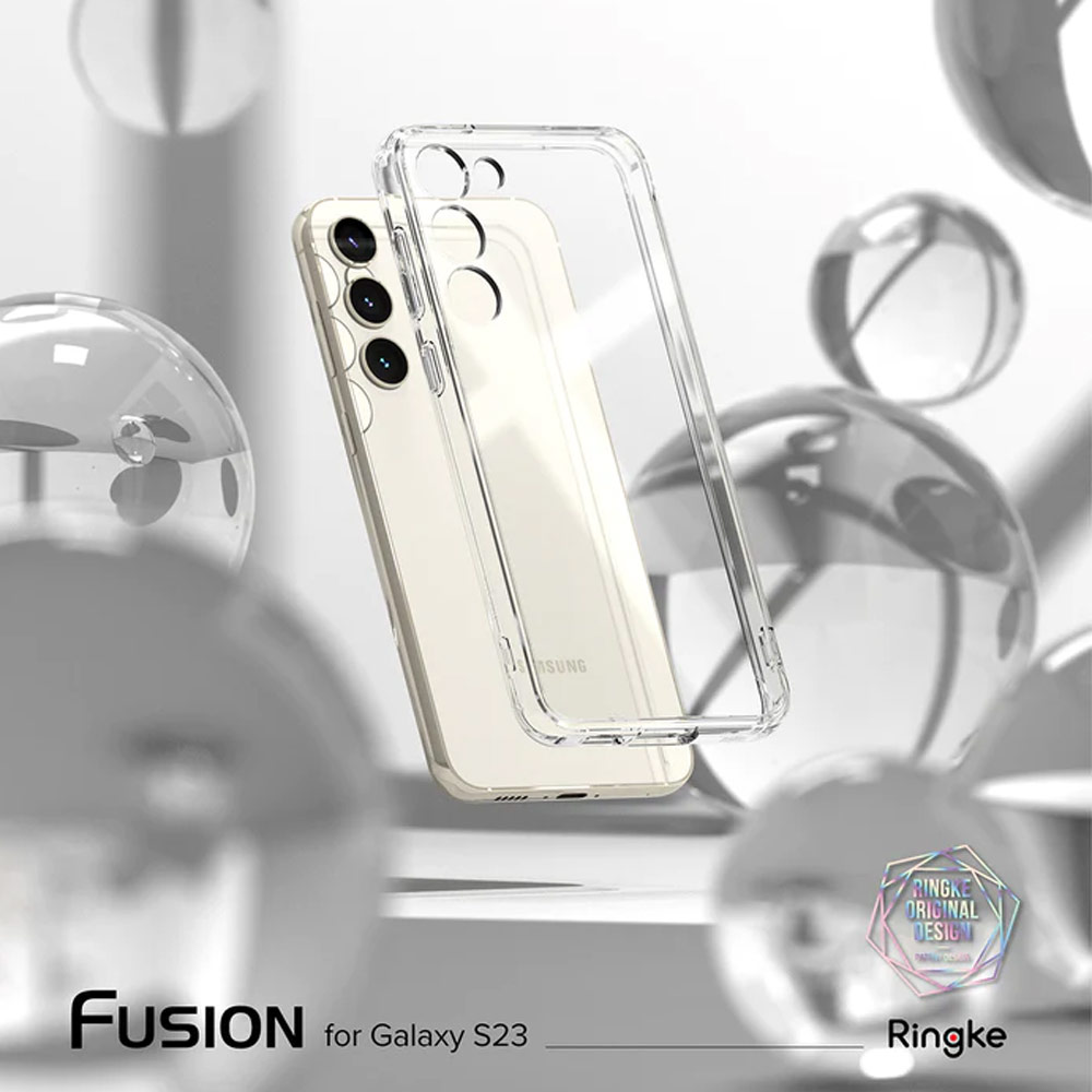 Picture of Samsung Galaxy S23 Case | Ringke Fusion Transparent Protection Case for Samsung Galaxy S23 (Clear)