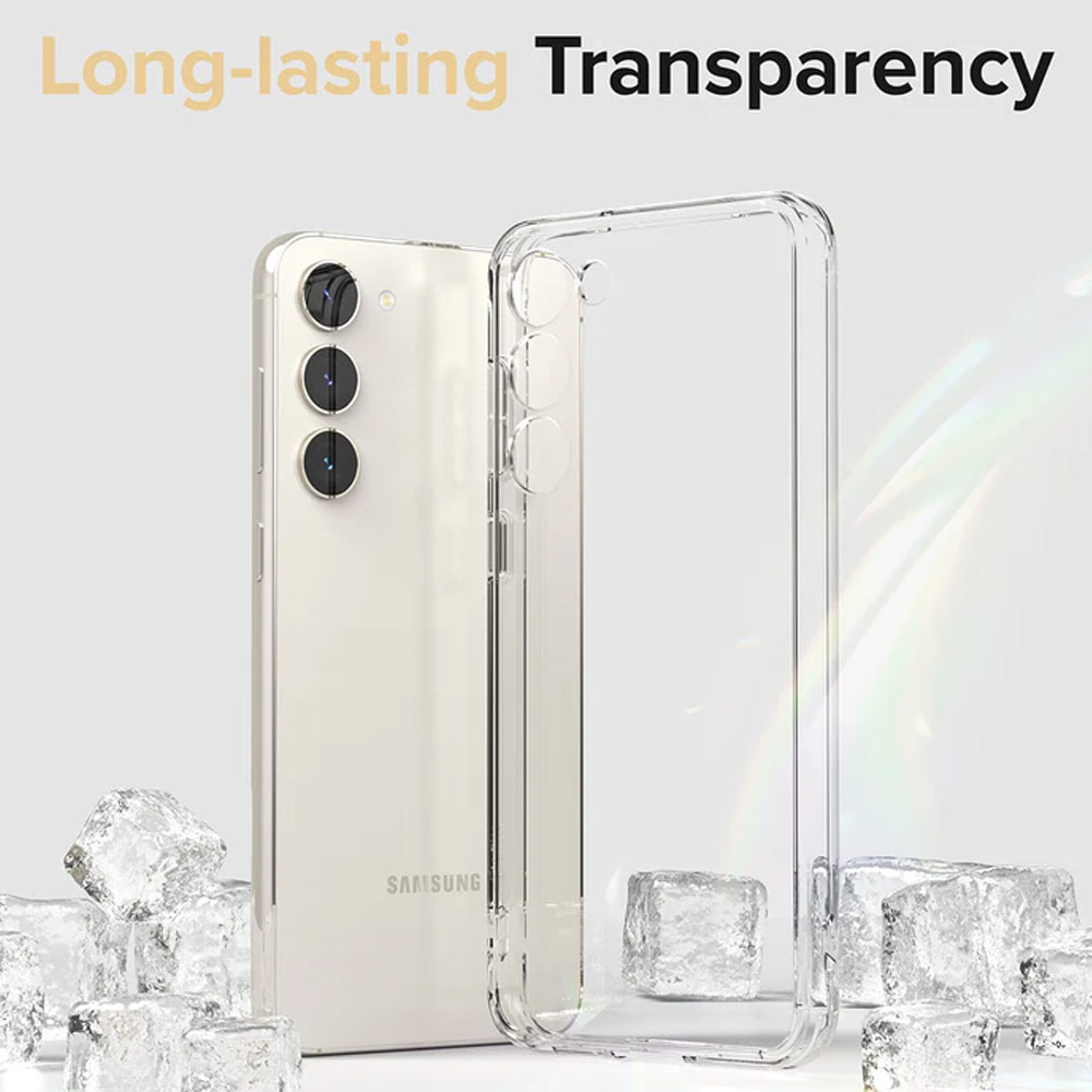 Picture of Samsung Galaxy S23 Case | Ringke Fusion Transparent Protection Case for Samsung Galaxy S23 (Clear)