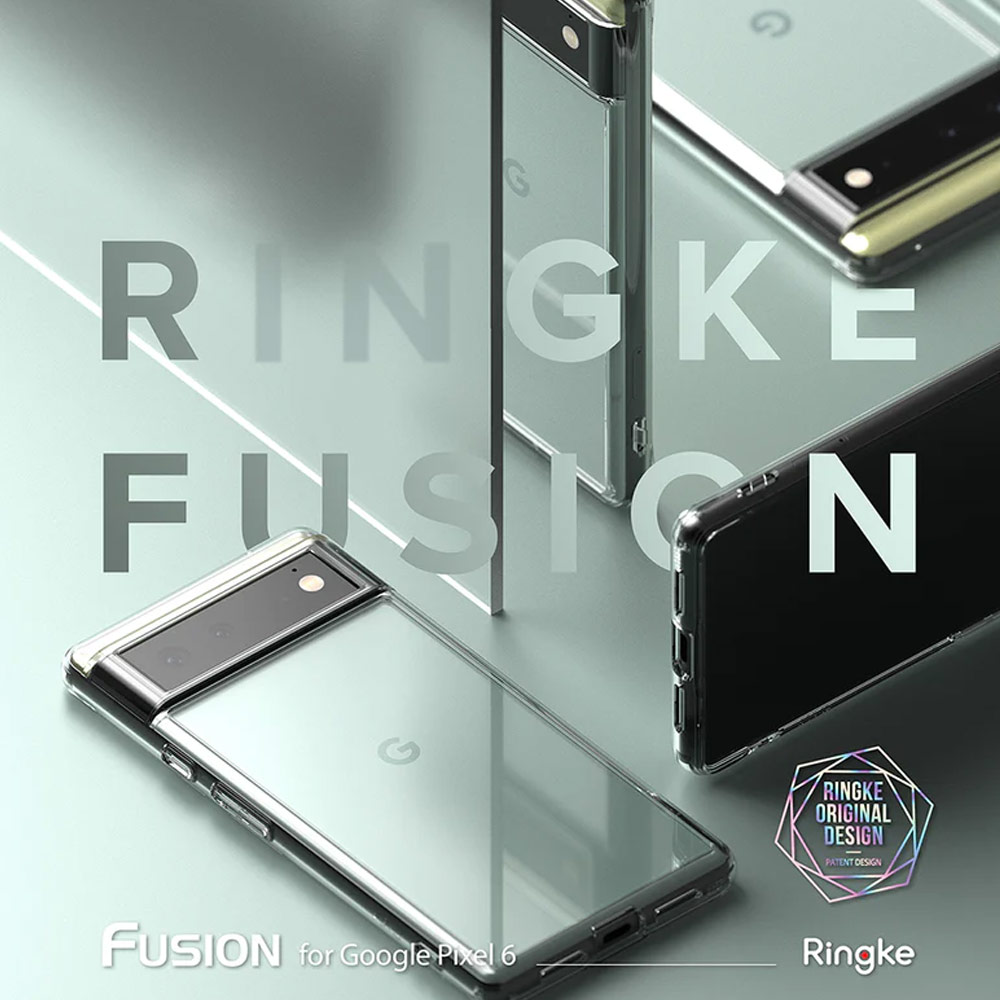 Picture of Google Pixel 6 Case | Ringke Fusion Protection Case for Google Pixel 6 (Clear)