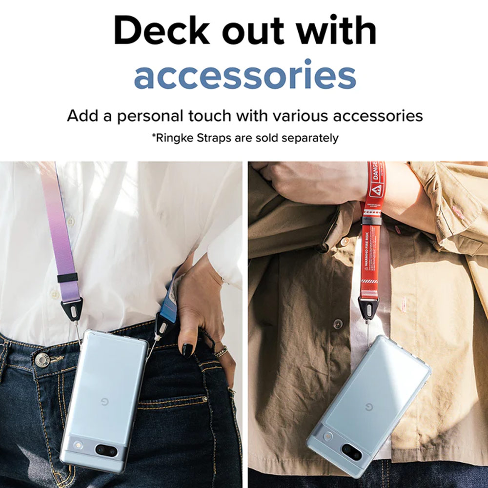 Picture of Google Pixel 7a  | Ringke Fusion Hybrid Clear Protection for Google Pixel 7a (Clear)