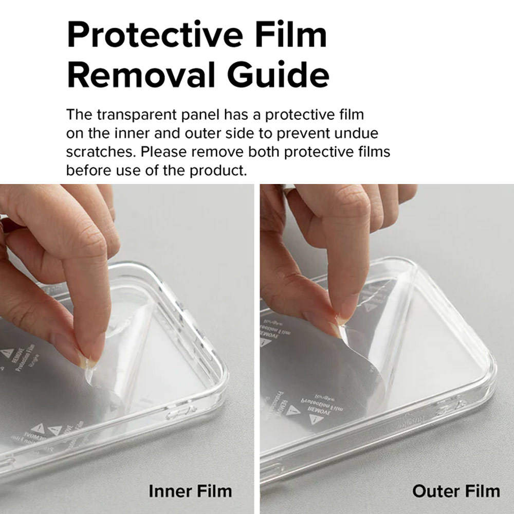 Picture of Google Pixel 7a  | Ringke Fusion Hybrid Clear Protection for Google Pixel 7a (Matte Smoke Black)